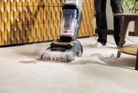 BISSELL - Revolution HydroSteam Upright Vacuum - Black / Copper Harbor - Back View