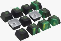 Higround - Artisan PBT Keycaps for Compact 75% Mechanical Keyboards - Xbox UI - Back View