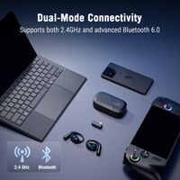 ASUS - ROG Cetra Open Wireless SpeedNova Open-Ear Gaming Earbuds for PC, iOS, Android, Switch - B... - Back View