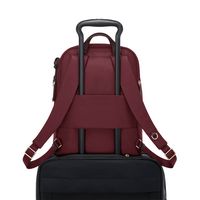 TUMI - Voyageur Halsey Backpack - Wine - Back View