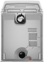 Whirlpool - 7.0 Cu. Ft. Gas Dryer with Adaptive Dry - Vented Top Load Matching - White - Back View