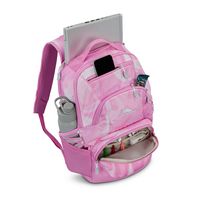 High Sierra - BTS 2020 Swoop SG Backpack - Pink Marble Swirl - Back View