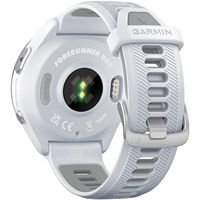 Garmin - Forerunner 965 GPS Smartwatch 47 mm Fiber-reinforced polymer - Titanium/Whitestone - (2023) - Back View