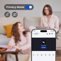 Reolink - E331 2K+ 5MP Indoor Camera Wired Wi-Fi Pan Tilt Baby + Pet Monitor Camera with Auto-Tra... - Back View