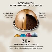 Nespresso - Vertuo Next Premium Coffee and Espresso Maker by Breville with Aeroccino Milk Frother... - Back View