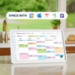 Skylight - Calendar 2: 15 Inch Touchscreen Smart Calendar and Chore Chart - White - Back View