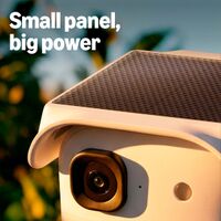 Blink - Solaris 2K+ — Solar-powered wireless smart security camera, runs in as little as 45 minut... - Back View