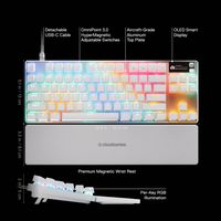 SteelSeries - Apex Pro TKL Gen 3 Wired Mechanical OmniPoint Adjustable HyperMagnetic Gaming Keybo... - Back View