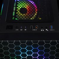 CLX - SET Gaming Desktop - AMD Ryzen 5 8600G - 16GB DDR5 Memory - Radeon 760M Integrated - 500GB ... - Back View