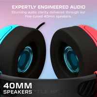 Turtle Beach - Airlite Fit Wired Gaming Headset for Nintendo Switch, Nintendo Switch Lite & Ninte... - Back View