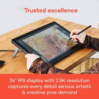 Wacom - Cintiq 16 Drawing Tablet - Black - Back View