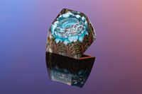 DROP - The Lord of the Rings Elven Rings of Power Artisan Keycap - Nenya - Back View