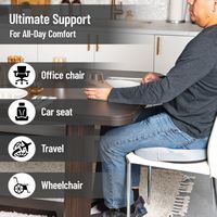 Mind Reader - Office Chair Cushion, Ergonomic, Orthopedic, Portable, Car, Memory Foam, 17.5