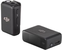 DJI - Mic Mini (1 TX + 1 RX) - Black - Back View