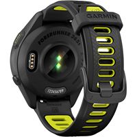 Garmin - Forerunner 265S GPS Smartwatch 42 mm Fiber-reinforced polymer - Black - Back View