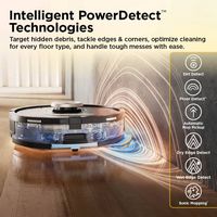 Shark - PowerDetect ThermaCharged Robot Vacuum & Mop with Heated Mop Cleaning NeverTouch Pro Base... - Back View