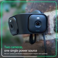 Blink - Arc – Plug-in Panoramic Vision [Plus Subscription required] 180° dual-camera mount for Mi... - Back View