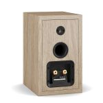 DALI - Sonik 1 Bookshelf Speakers (Pair) - Natural Oak - Brown - Back View