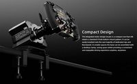 Moza Racing - R9 V3 Direct Drive Sim Racing Wheelbase for PC - Black - Back View