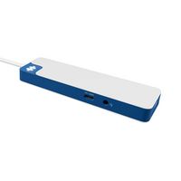 Hyper - HyperDrive Flex 8 Port USB-C Hub - Blue - Back View