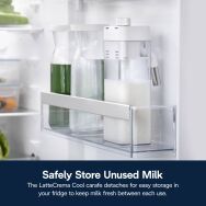 De'Longhi - LatteCrema Cool Upgrade Set - White - Back View