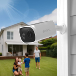Swann - EVO Solar 2K Wireless Security Camera w 16GB Card - 2 Pack - Black - Back View