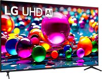 LG - 75” Class UA77 Series LED AI 4K UHD Smart webOS TV (2025) - Back View