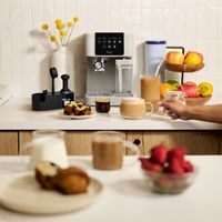 bella PRO - Barista Elite Espresso Drink Station+ - Oatmilk - Back View