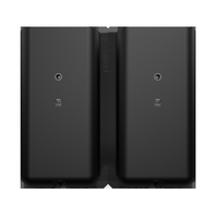 Klipsch - Flexus SURR 200 Surround Sound Speakers For Use With Flexus Sound Bars - Black - Back View