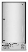 Amana - 33 in. Wide 21.3 cu. ft. Top-Freezer Refrigerator With Dual Crisper Drawers - Black - Back View