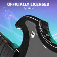 PDP - RIFFMASTER Wireless Guitar Controller For Xbox Series X|S, Xbox One & Windows 10/11 PC - Black - Back View