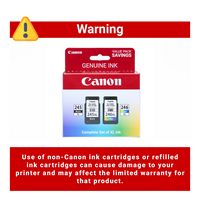Canon - PG-245 XL / CL-246 XL 2-Pack High-Yield Ink Cartridges - Black/Cyan/Magenta/Yellow - Back View