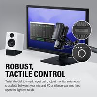 Elgato - Wave:3 Wired Cardioid Condenser USB Microphone - Back View