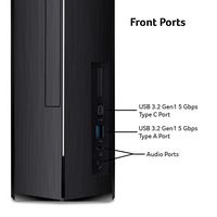 Acer - Aspire XC-1715 Desktop- Intel Processor N150 - 512GB M.2 2280 PCIe SSD-8GB DDR5 Memory - B... - Back View