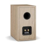 DALI - Sonik 3 Bookshelf Speakers (Pair) - Natural Oak - Brown - Back View