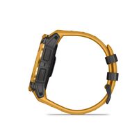 Garmin - Instinct 3 Solar GPS Smartwatch 50 mm Fiber-reinforced Polymer - Solar Sunburst with Sun... - Back View