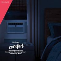 Frigidaire - 250 Sq. Ft. 6,000 BTU Smart Window Air Conditioner - White - Back View