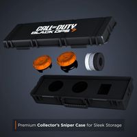 KontrolFreek - Call of Duty Chimera Collector Sniper Case Thumbsticks for Xbox - Orange - Back View