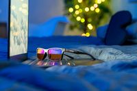 GUNNAR - Vertex  Computer Glasses with Blue Light Reduction , Amber Max Lenses - Onyx - Back View