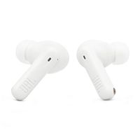 JBL - Vibe Beam 2 Noise Cancelling Earbuds - White - Back View