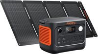 Jackery - Explorer 300 v2 (288Wh) Portable Power Station with 40W Solar Panel, All-in-One Solar G... - Back View