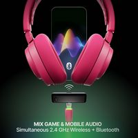 SteelSeries - Arctis Nova 7X Gen 2 Wireless Over-The-Ear Multi Gaming Headset for Xbox, PC, PS5, ... - Back View