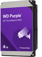 WD - Purple 4TB Surveillance Internal Hard Drive - Back View