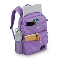 High Sierra - BTS 2020 Everclass Backpack - Light Purple - Back View