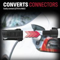 Schumacher Electric - SA947 EV Adapter – NACS to J1772 Connector, Compatible with Tesla Chargers ... - Back View