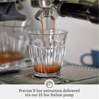 Breville - the Barista Express Espresso Machine with 15 bars of pressure, Milk Frother and integr... - Back View