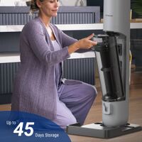 Tineco - GO Station Cordless Stick Vac AutoEmpty - Gray - Back View