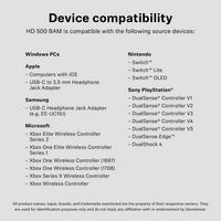 Sennheiser - HD 500 BAM Add-on Boom Arm Microphone - Black - Back View