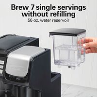 Hamilton Beach - FlexBrew Trio Coffee Maker - Black - Back View