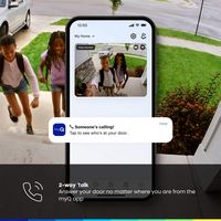 Chamberlain - myQ Video Doorbell | 2K Camera, Battery/Wired, Color Night Vision, Live View with 2... - Back View